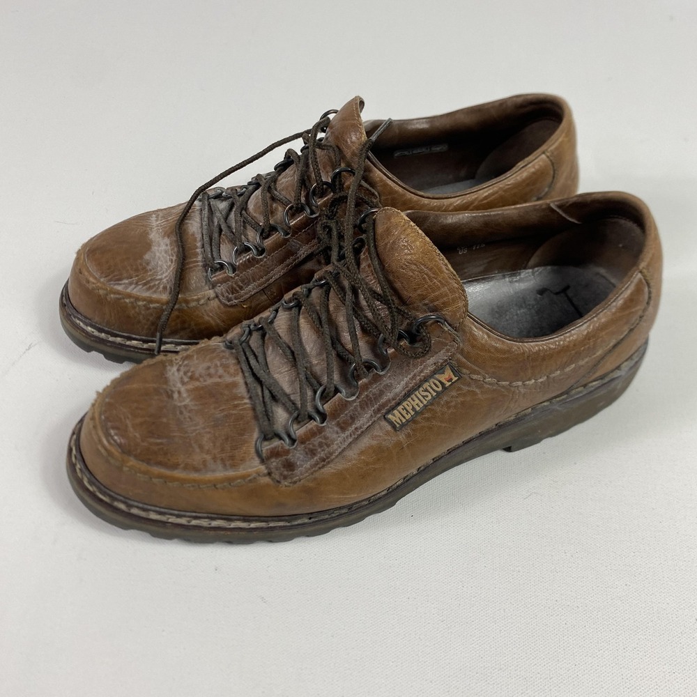 Mephisto Cruiser Shoes Mens Size 11.5 Brown Leather Mamouth Norwegian Welt